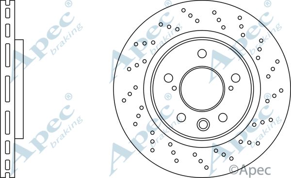 APEC BRAKING Jarrulevy DSK2962